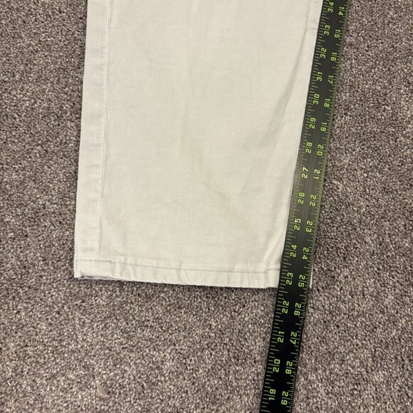 AG Adriano Goldschmied Men's Ivory Jeans 38 x 25 Shortened Hemmed (38x34) EUC - Picture 12 of 16